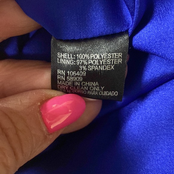 Gianni Bini Cobalt Blue Susan Romper Sz L - Picture 5 of 5